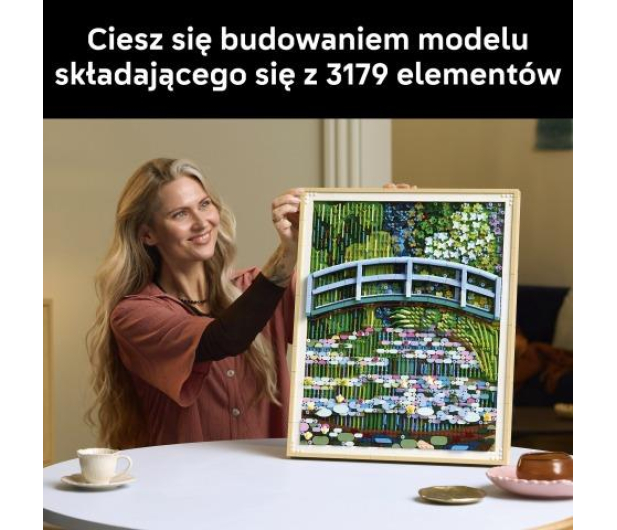 LEGO ART 31220 Claude Monet — Most nad stawem z liliami wodnymi - 1517895 - zdjęcie 5